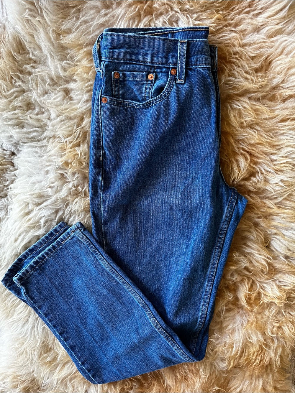 Levi's High-Rise Dark Blue Women's Jeans